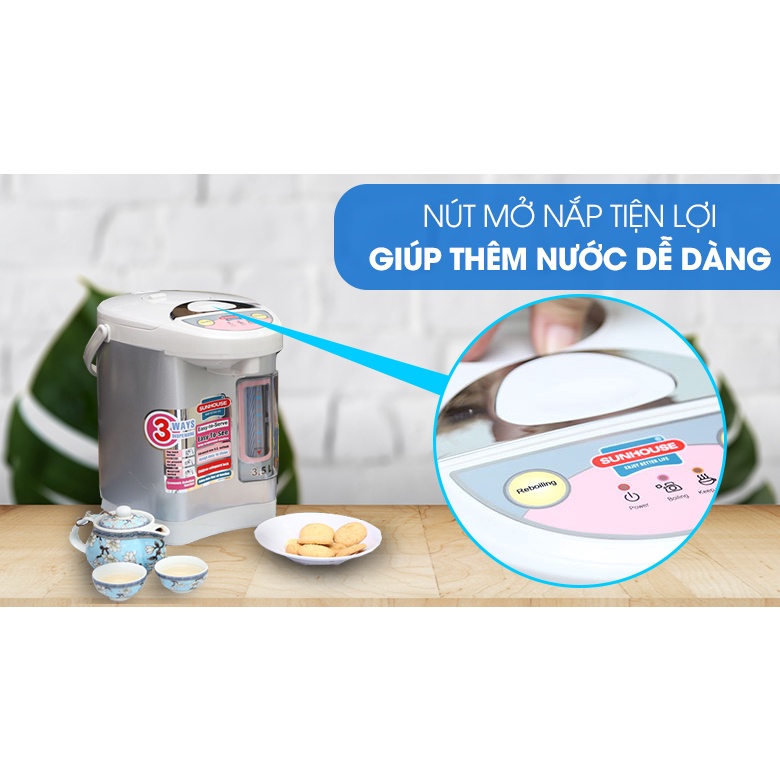 Bình thủy điện Sunhouse SH 1535 3.5 lít