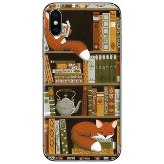 Ốp lưng IPhone X, XS, XS Max in hình Cáo đọc sách