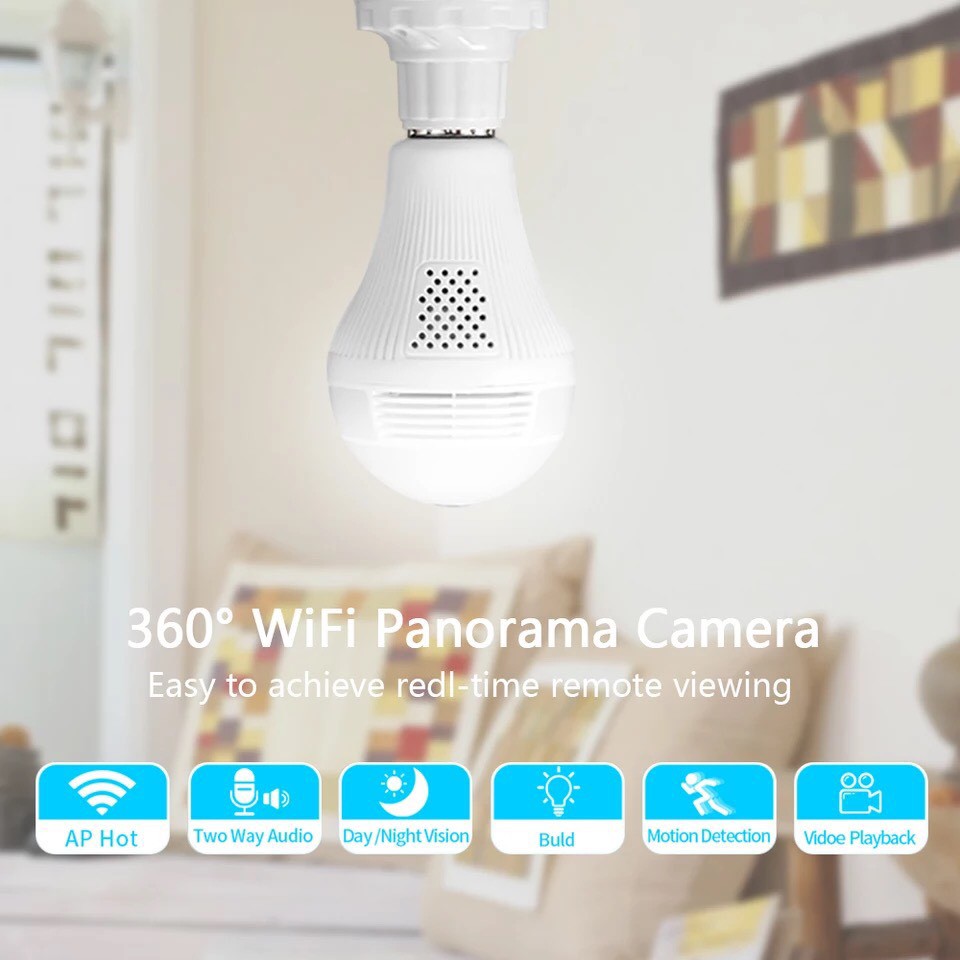 Camera Yoosee BĐ 2.0Mp 1080P - Nhìn Toàn Cảnh 360 - Có Hồng Ngoại Nhìn Đêm