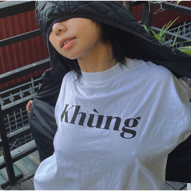 Tinderella - Áo thun "Khùng" [White color]
