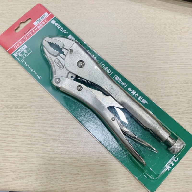 Kìm chết mỏ cong KTC Nhật 250WR - Kìm bấm chết hàm WR 10 inch, độ mở 0-57mm