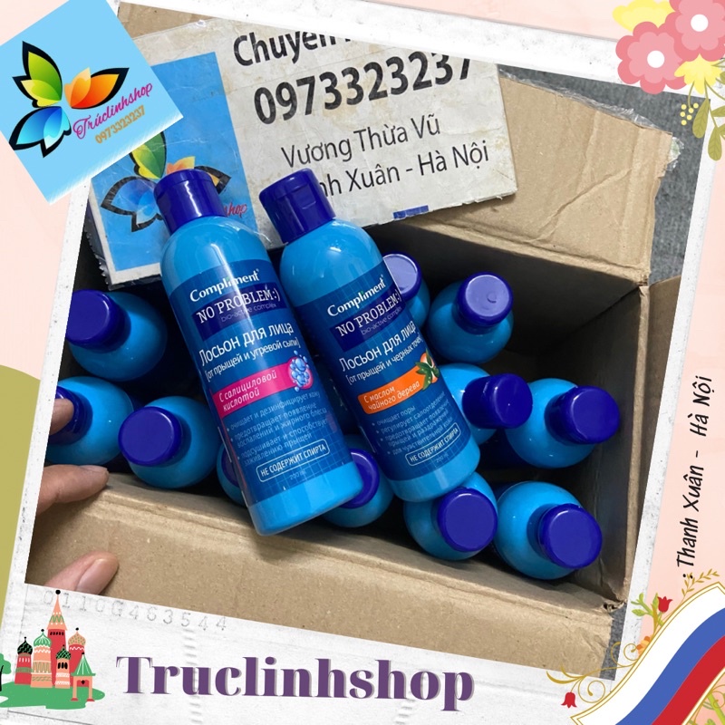 Toner nước hoa hồng Compliment No Problem kiềm dầu, giảm thâm,mụn 200ml trà xanh và 3 in 1 | BigBuy360 - bigbuy360.vn