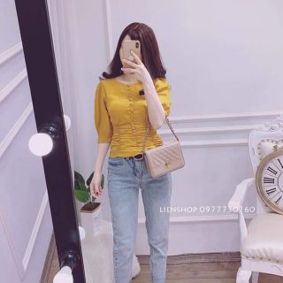 Áo nhún eo cực xinh