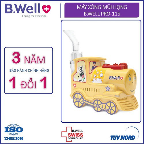 [GIÁ GỐC] Máy Khí Dung Xông Mũi Họng B Well PRO 115 Sản Xuất Tại Thụy Sĩ