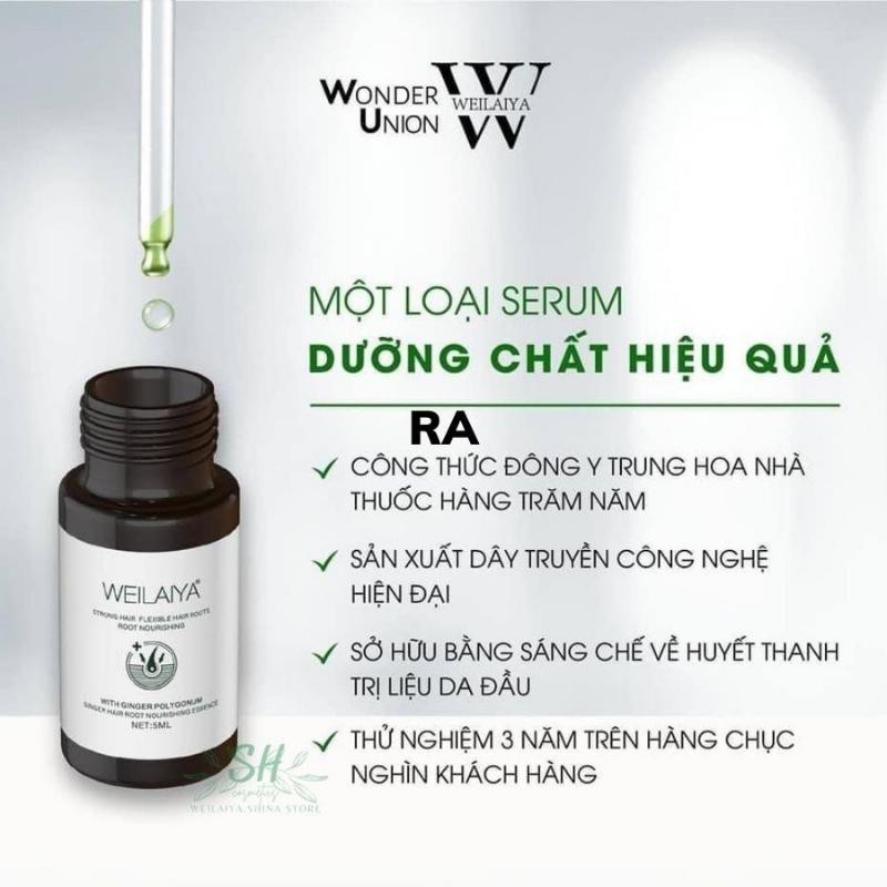 Serum Kích Mọc Tóc Weilaiya SRHTW02 Kích Thích Mọc Tóc Nhanh, Tinh Dầu Dưỡng Tóc Mọc Nhanh Dài Từ Thảo Dược Thiên Nhiên