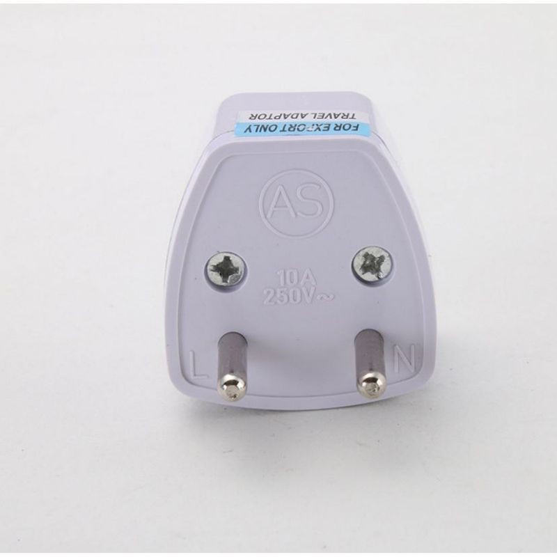 Phích cắm chuyển 3 chấu sang 2 chấu (b8)