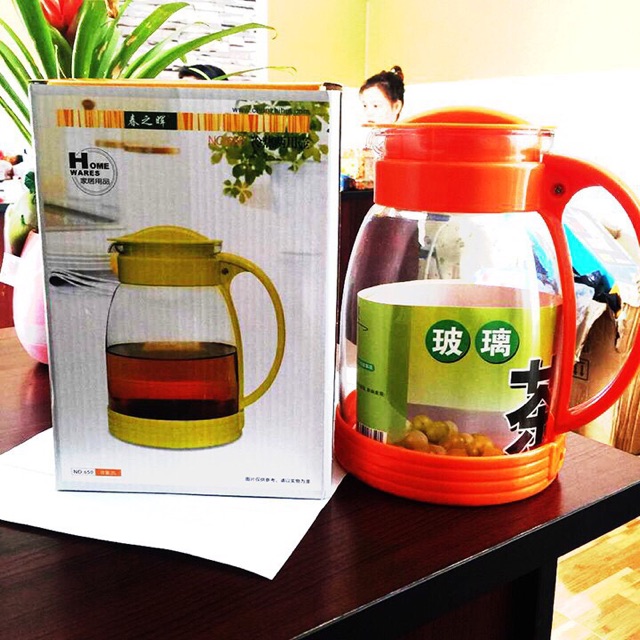 Bình đựng nước Thuỷ Tinh 2.6L