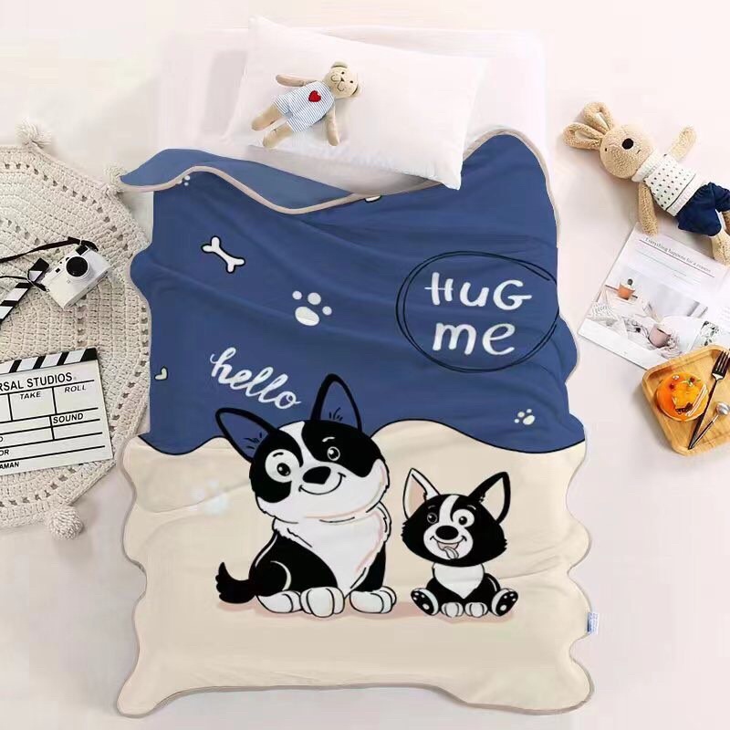 Chăn Lông Tuyết Cho Bé kt 1m1-1m4