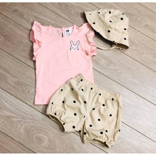 Bộ thỏ kèm mũ H&M