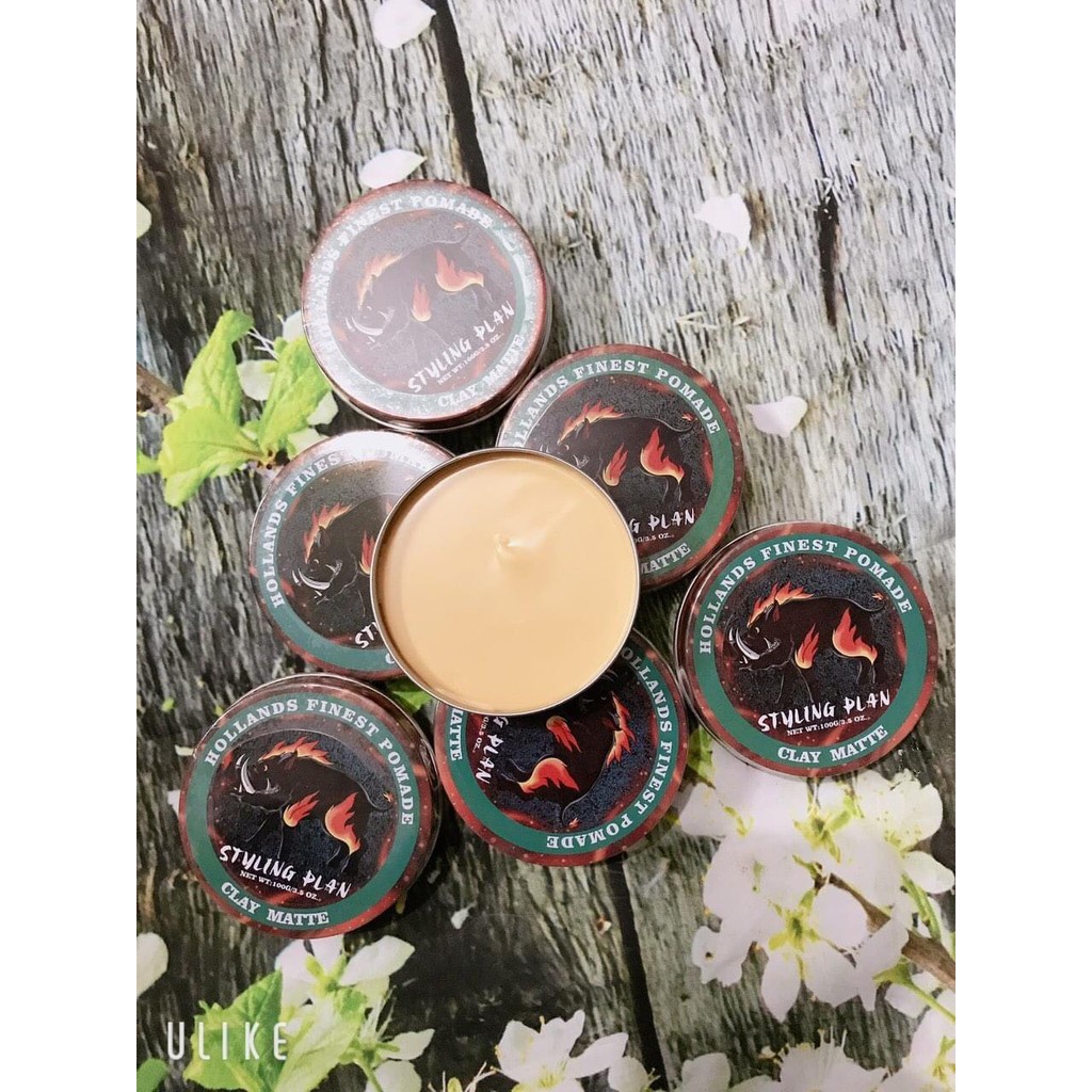 Sáp Vuốt Tóc Styling Plan Pomade 100gr Tạo Kiểu, Giữ Nếp Cho Tóc. HÀNG CHÍNH HÃNG
