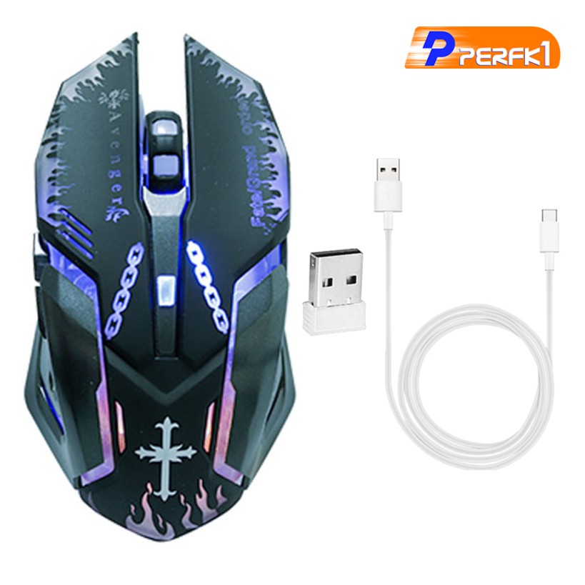 Chuột Gaming Không Dây 2.4g Dpi 2400dpi Với Đầu Nhận Usb