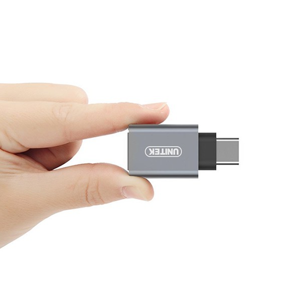 Đầu Chuyển Đổi USB Type-C Sang USB 3.0 OTG Unitek Y-A025CGY | BigBuy360 - bigbuy360.vn
