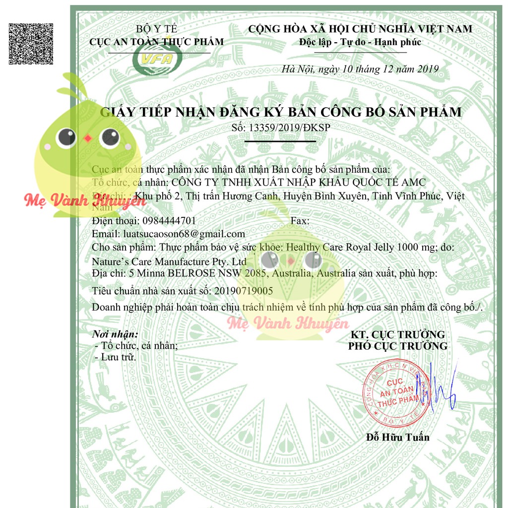 Sữa Ong Chúa Healthy Care Royal Jelly 1000mg, Úc (365v) | BigBuy360 - bigbuy360.vn