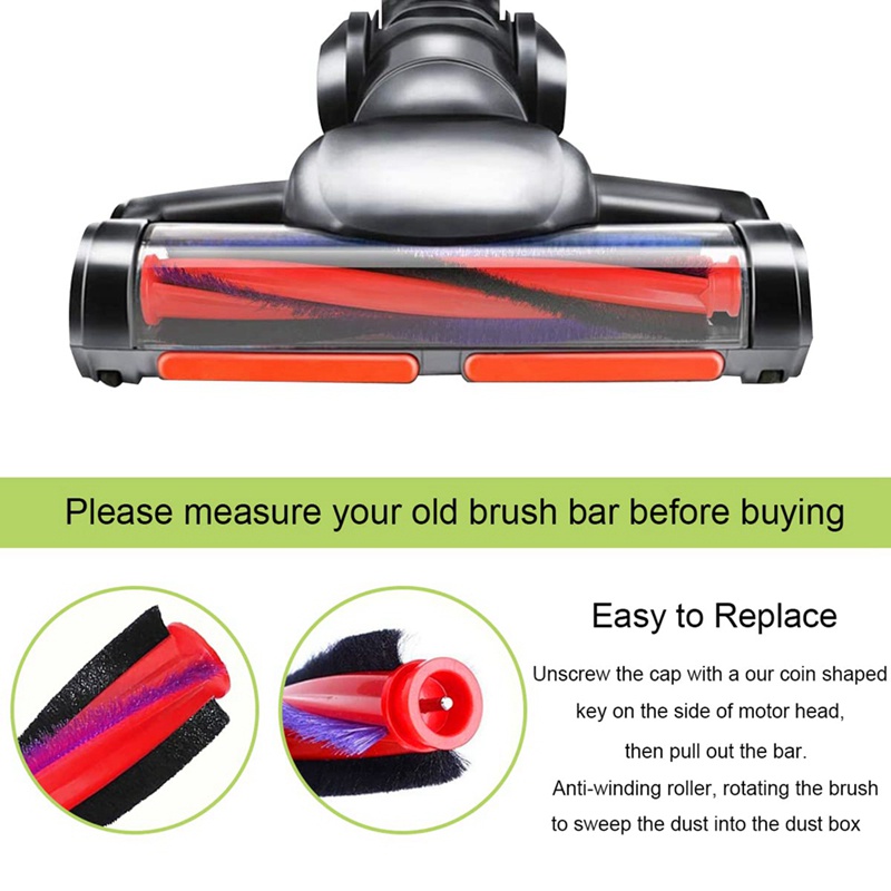 Bộ Lọc Hepa Và Chổi Lăn Thay Thế Cho Máy Hút Bụi Dyson V6 DC59 DC62 SV03