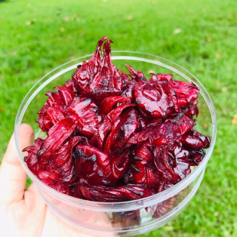 Mứt Hoa Hồng DLFRESH Hoa Atiso Đỏ Đặc Sản Đà Lạt Túi 250gr