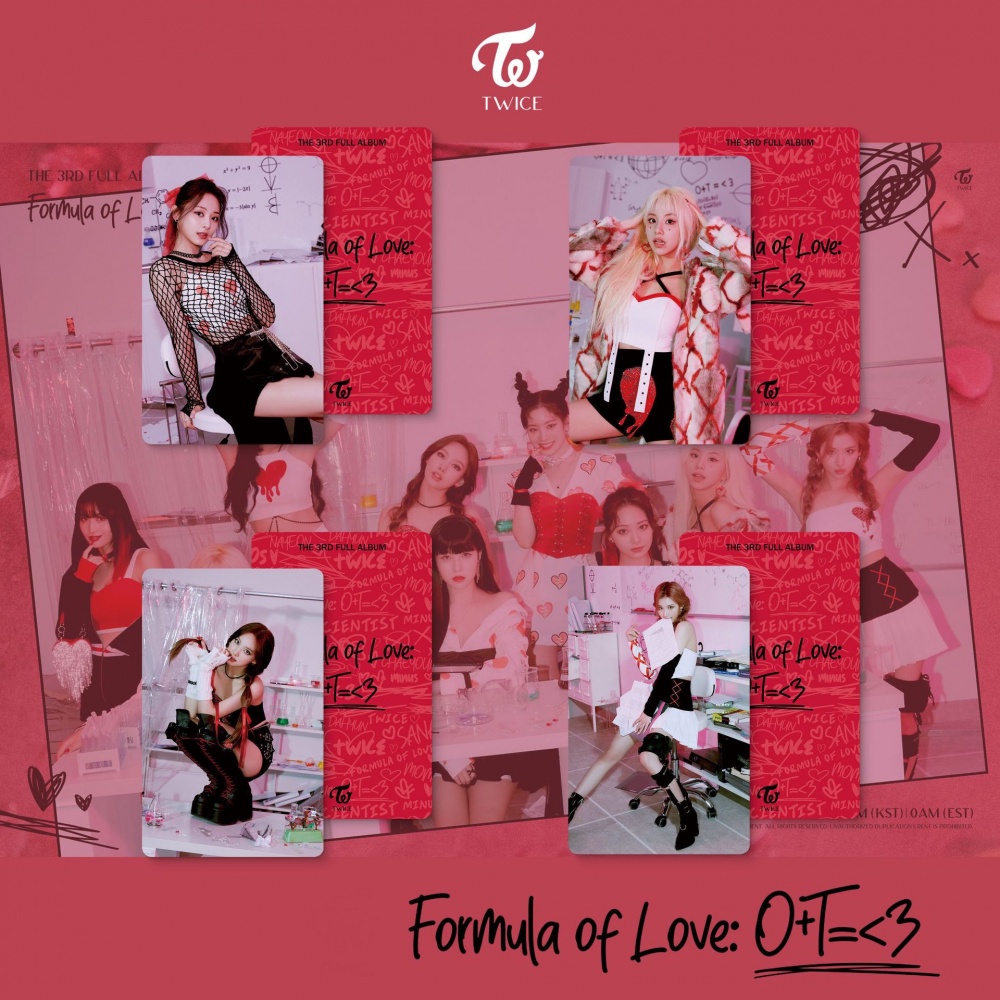 Bộ 8 Thẻ Hình Nhóm Nhạc Kpop Twice Độc Đáo