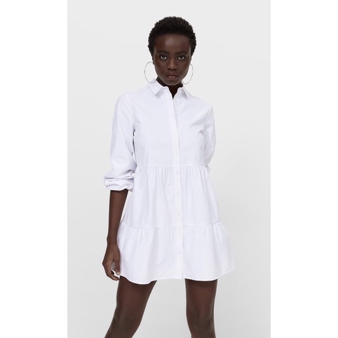 Váy baby doll dài tay Stravarriuss dư sịn, kèm ảnh thật