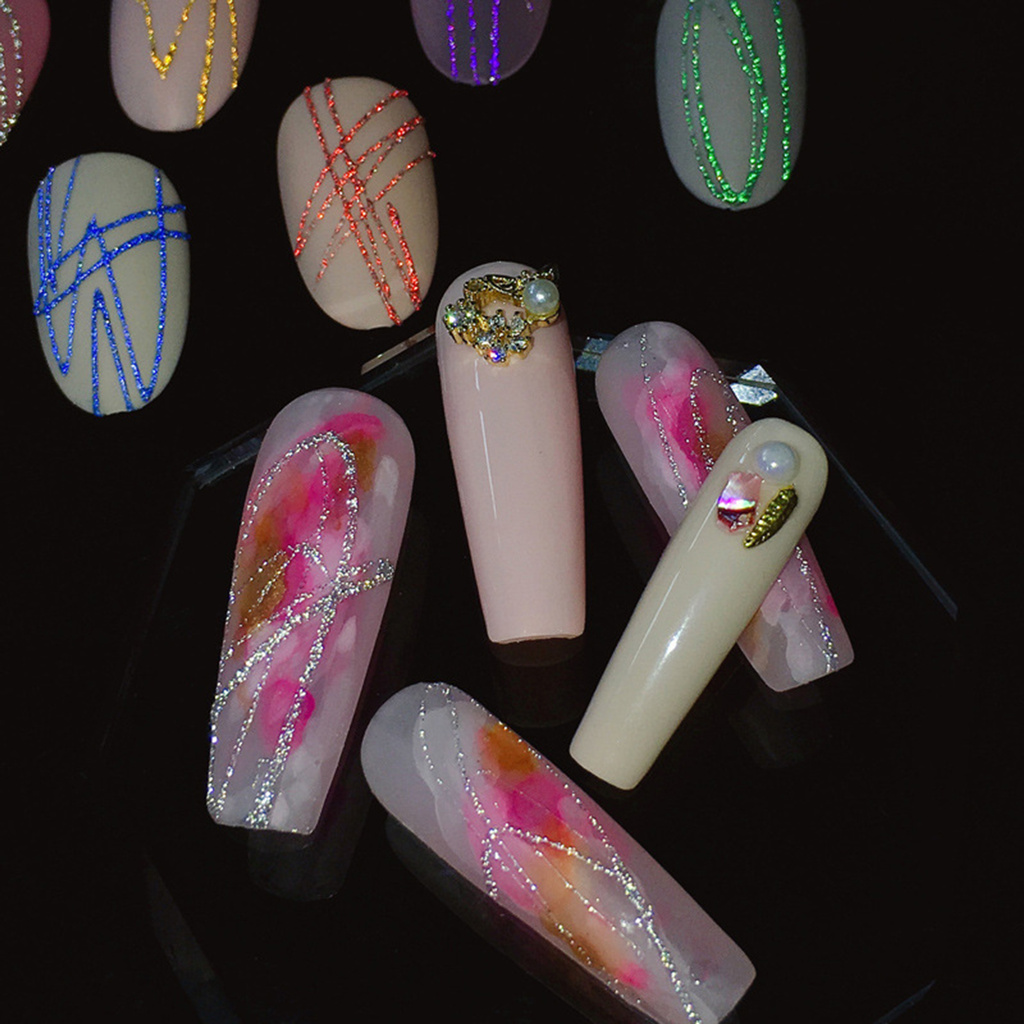[Hàng mới về] Gel kim tuyến trang trí móng nghệ thuật