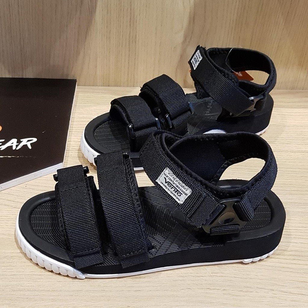 [Mã hoàn xu 15% tối đa 30k] Giày Sandal Vento Nam Nữ 9801 - Đen Trắng - Sandal nữ