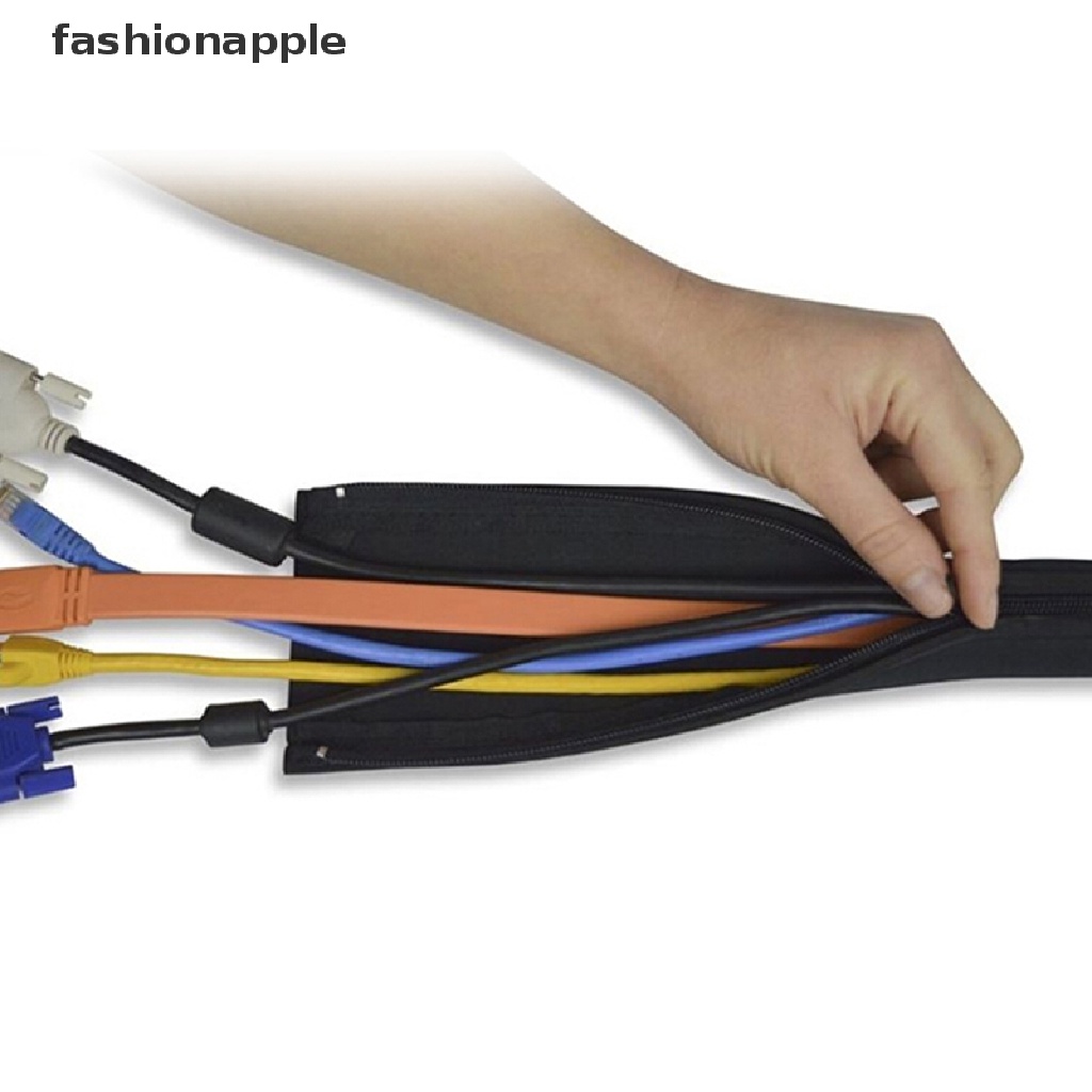 1 Vỏ Bọc Ẩn Dây Cáp Bằng Cao Su Tổng Hợp Có Khóa Kéo