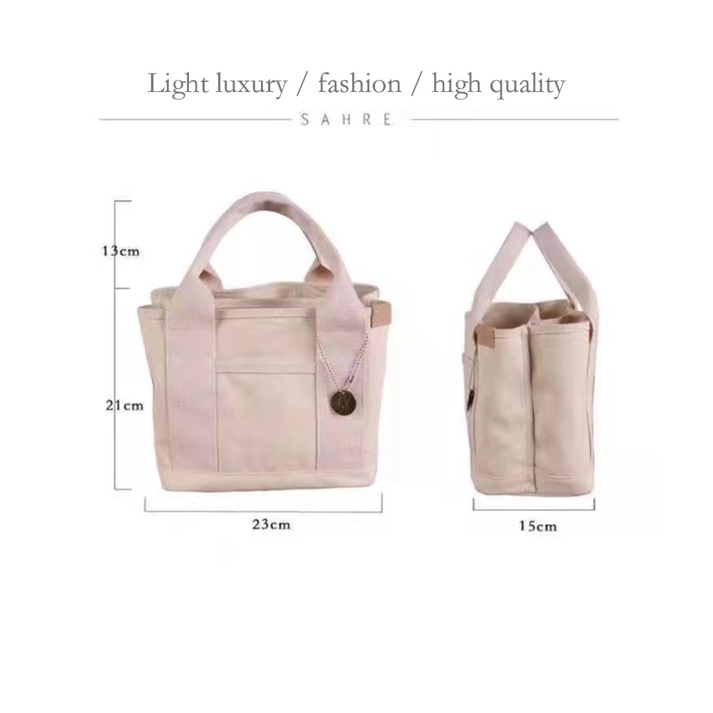 Túi vải Túi tote vải đựng tã và đồ dùng nhỏ gọn và tiện lợi cho mẹ bỉm sữa mang theo hàng ngày