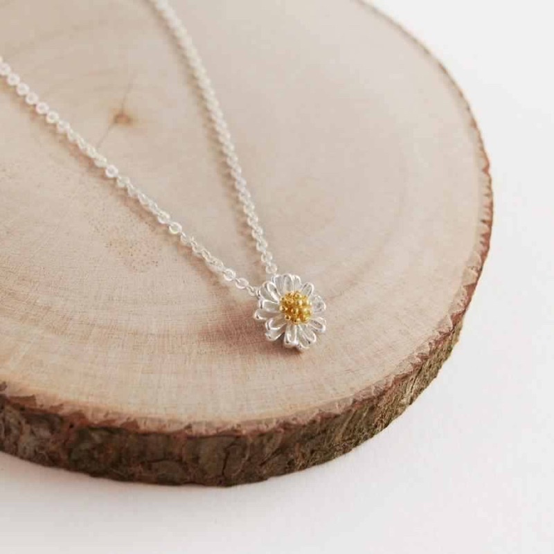 Mặt dây chuyền bạc 21 Centimeters Daisy (MDC CHƯA KÈM DÂY)