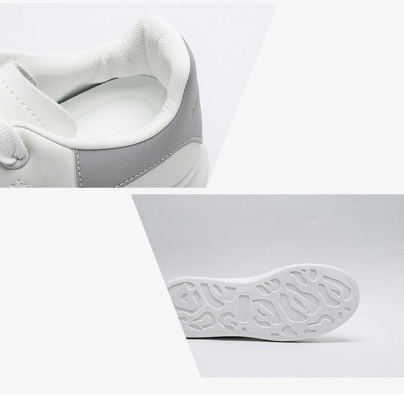 Giày Sneaker nam nữ gót đen sinh viên Alex-MC đế cao ( 5cm ) Cao cấp MC 54 Shalla {ảnh thật}