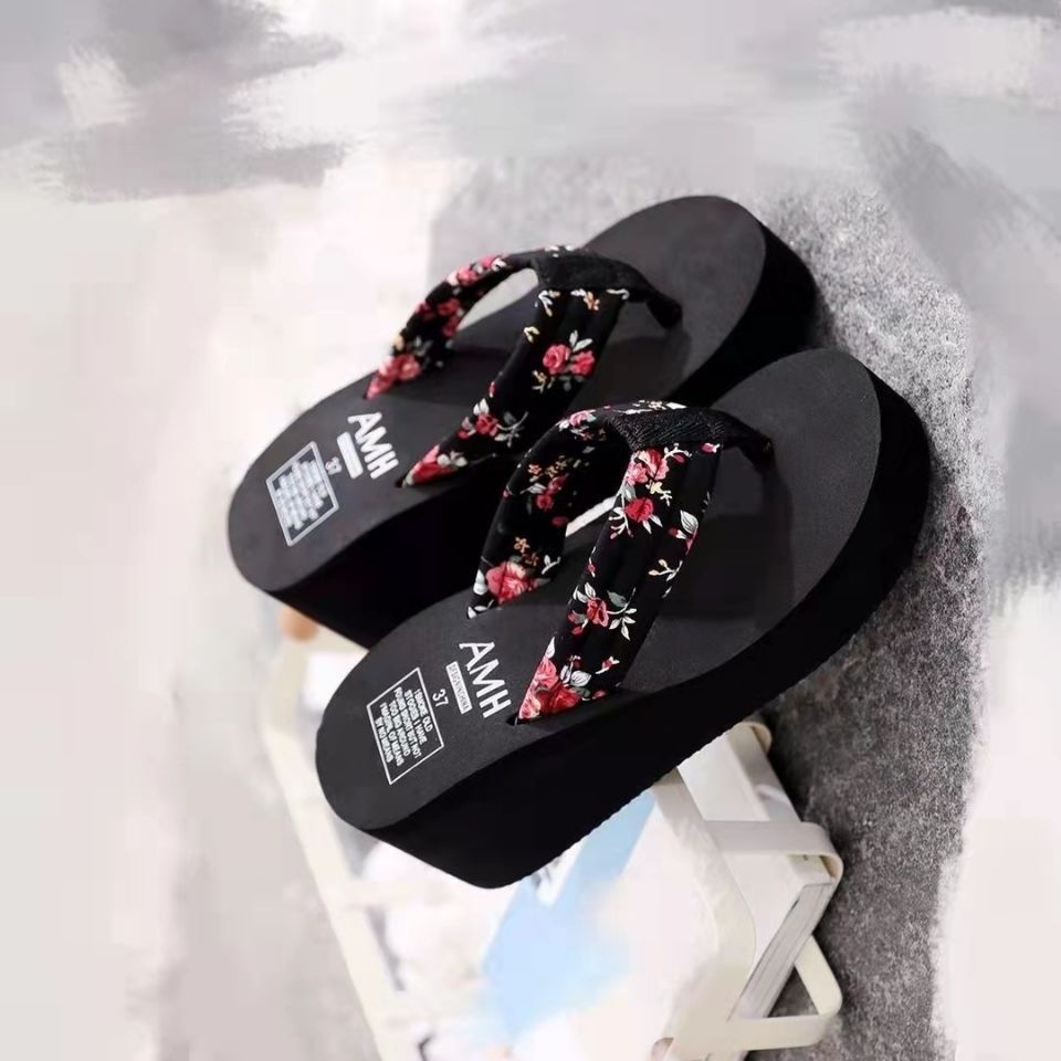 Dép Xỏ Ngón Đế Dày Chống Trượt Thời Trang Mùa Hè Hàn Quốc Cho Nữ