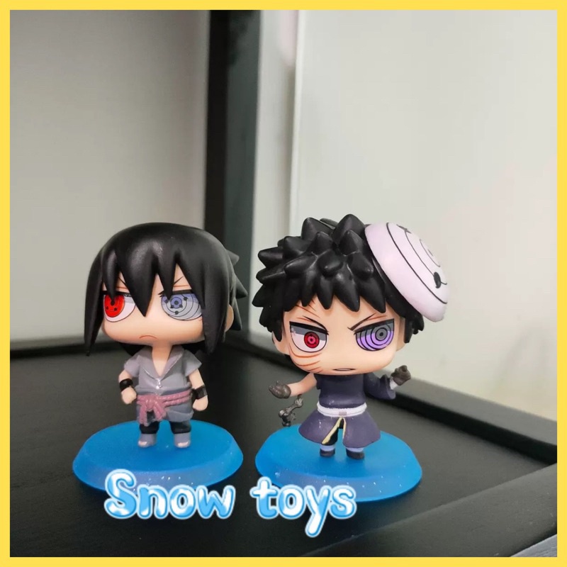 Mô hình Naruto - 6 mẫu tùy chọn: Kakashi Uchiha Sasuke Sakura Naruto lục đạo Uchiha Obito Uchiha Itachi - Cao 7cm