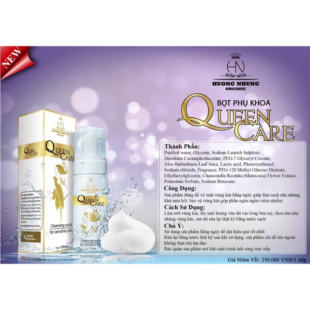 BỌT RỬA BÍM QUEE CARE