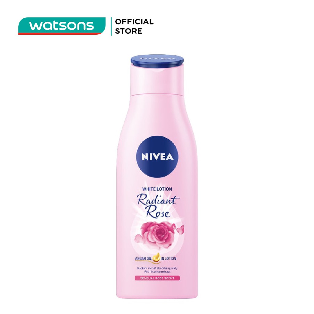Sữa Dưỡng Thể Nivea Lotion Radiant Rose & Argan Oil Dưỡng Trắng Từ Dầu Argan 200ml | BigBuy360 - bigbuy360.vn