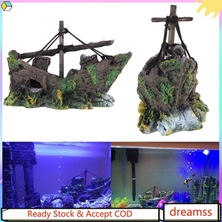 Tàu Đắm Trang Trí Bể Cá