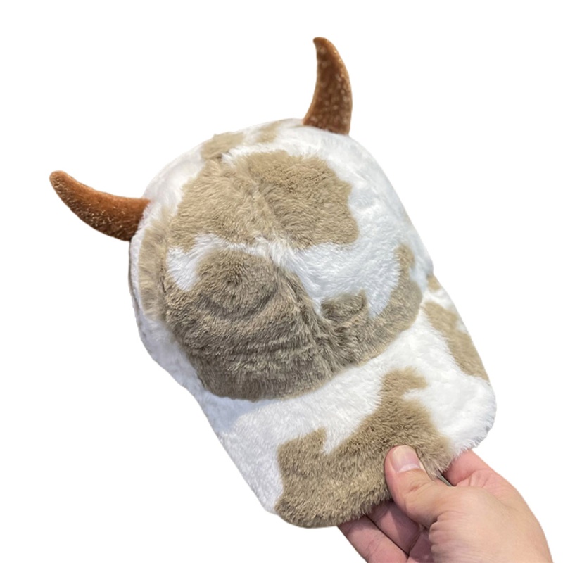 Mũ Lưỡi Trai Hình Chiếc Sừng Dễ Thương Chống Lạnh Thời Trang Thu Đông