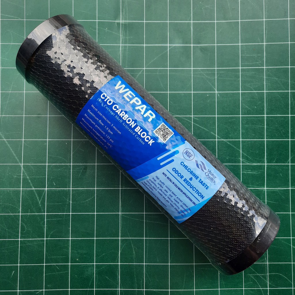 Bộ 3 Lõi Lọc Thô Wepar [ FREESHIP ] Kích thước 10 Inch, Lọc Cặn Bẩn Có Hại Trong Nước, Khử Mùi Clo, Phen Hôi Trong Nước