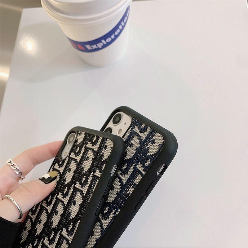Ốp Điện Thoại Vải Thêu Họa Tiết Dior Vintage Cho 12 Mini Se2 Xr Xs 12pro Max | BigBuy360 - bigbuy360.vn