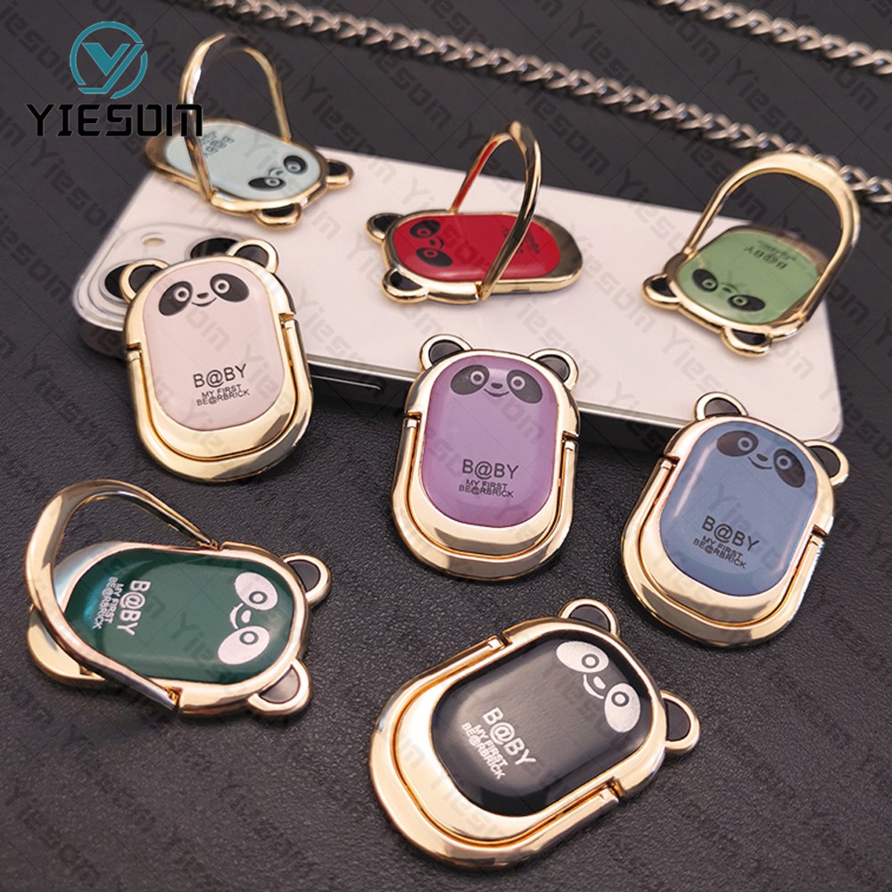 Vòng Nhẫn Giá Đỡ Điện Thoại Đa Năng Hình Gấu Hoạt Hình