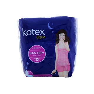 BVS ban đêm Kotex Style X có cánh 28cm 4 miếng