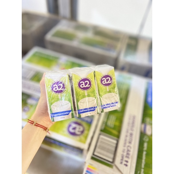 Sữa tươi A2 fullcream 200ml lốc 6 hộp