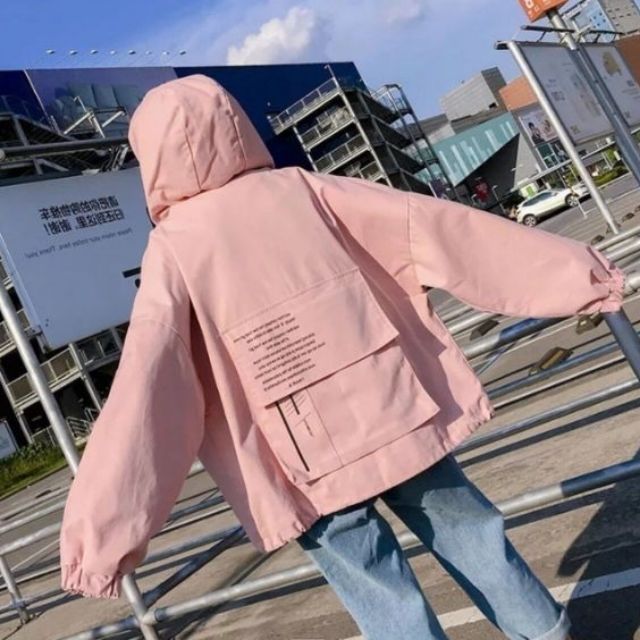 ÁO KHOÁC KAKI TÚI HỘP SAU LƯNG - BOX JACKET UNISEX