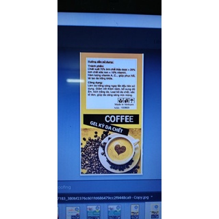 Gel tẩy tế bào chết coffee
