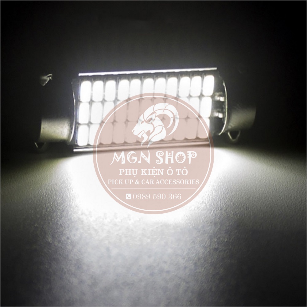 Đèn LED [Festoon 31mm/36mm/39mm/41mm] [18/27/30/33 Chip Led SMD] [01 bóng] dành cho ô tô xe máy