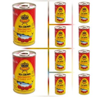 DATE 2022- 10 LON cá nục sốt cà Sea Crown (Pataya Thái Lan)