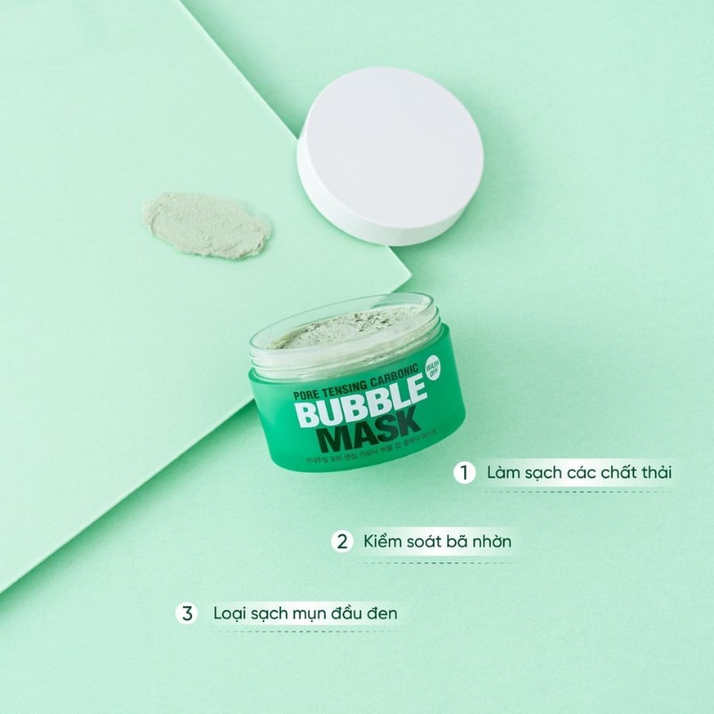 So Natural Bubble Mask- Mặt Nạ Đất Sét Sủi Bọt Thải Độc, Làm Sạch Sâu 130g