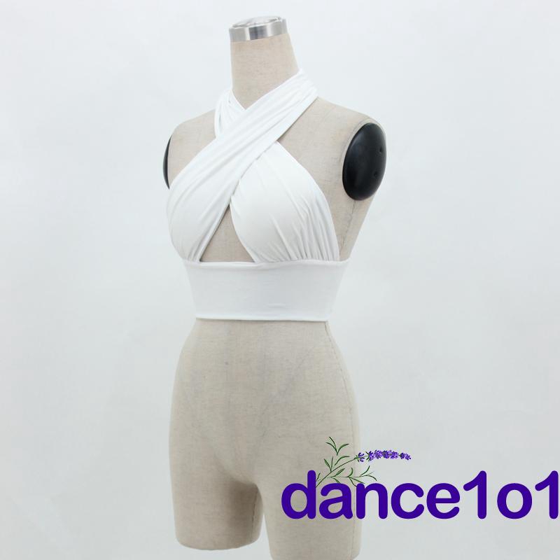 Áo crop top cổ yếm kiểu dáng thời trang quyến rũ dành cho nữ