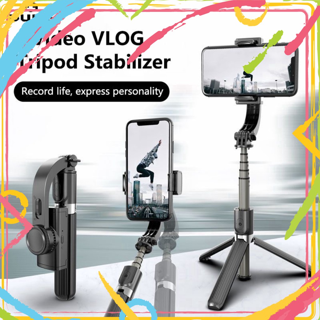 Gimbal L08 (Đen) - Tay Cầm Chống Rung Cho Điện Thoại Mới 100%