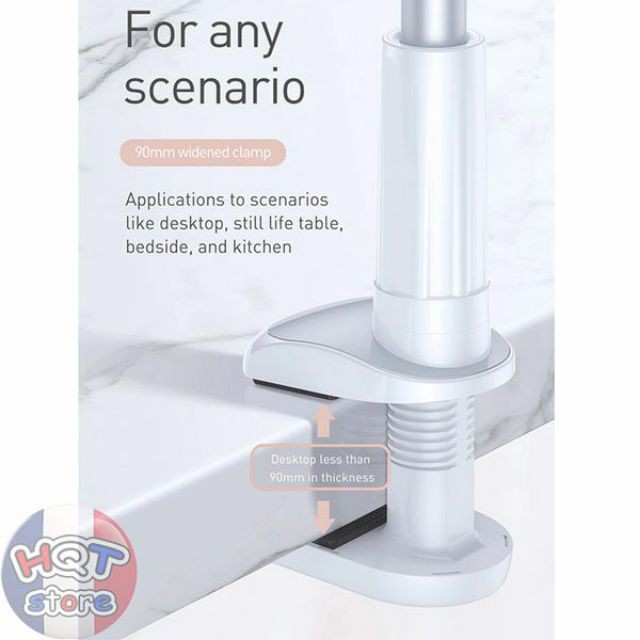 [Mã ELORDER5 giảm 10K đơn 20K] (Đã có hàng) Đế kẹp điện thoại trên bàn Baseus Flexible Holder 360 độ chắc chắn | BigBuy360 - bigbuy360.vn