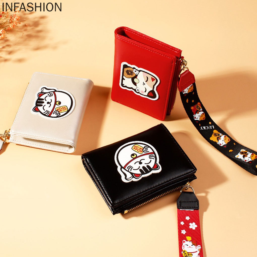 Ví Nữ Mini Da Pu Thời Trang Hàn