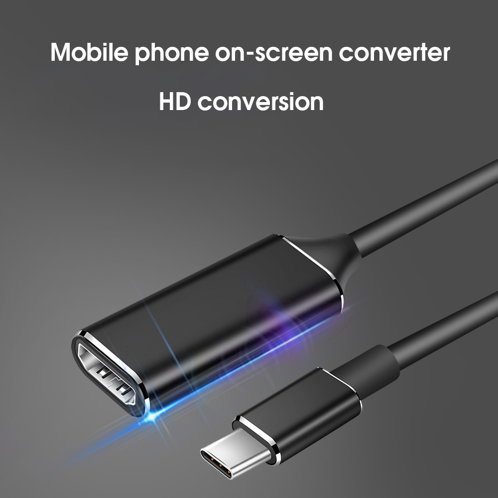 4K 30Hz USB Type C To HDMI Adapter USB 3.1 To HDMI Cable Converter