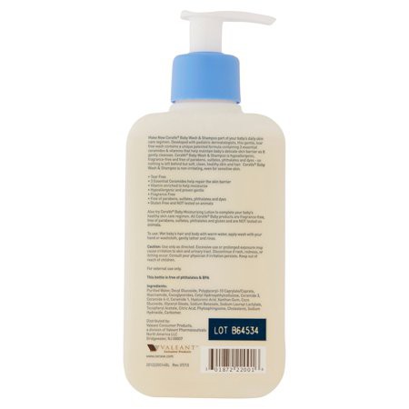 Sữa tắm gội bé CeraVe Baby Wash &amp; Shampoo (237mL)