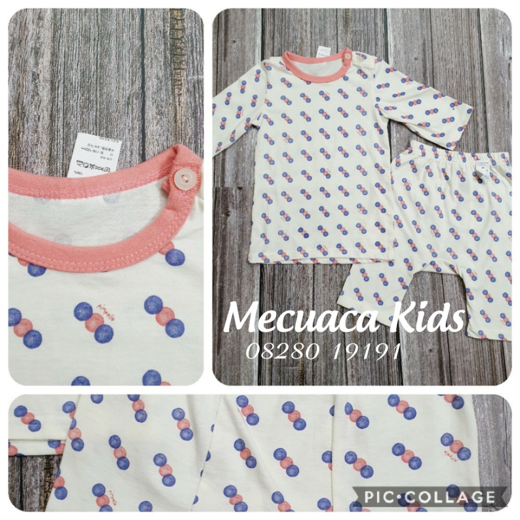 Bộ lửng cotton cho bé/bé gái/bé trai vải xuất Hàn